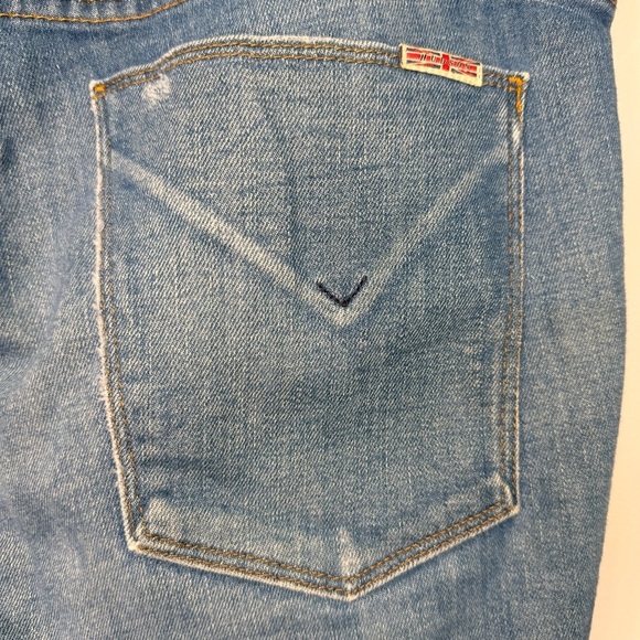 Hudson Jeans Jude Slouch Skinny Crop Distressed Size 32 - Picture 5 of 13
